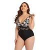 2023 New Summer Bikini Set Printed Women's Swimsuit Plus Size Swimwear For Ladies One Piece Sexy Large Beach XXL One-piece From